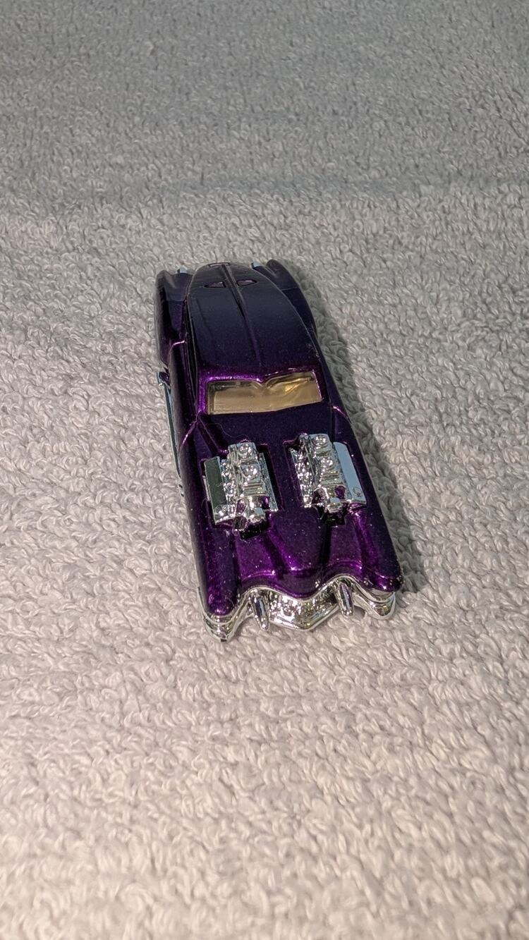 Hot Wheels 2000 Evil Twin Diecast Car 1:64 Purple/Black Vintage